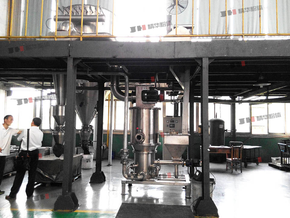 鈉電負(fù)極(硬碳）氣流粉碎機(jī)--山東新能源材料公司