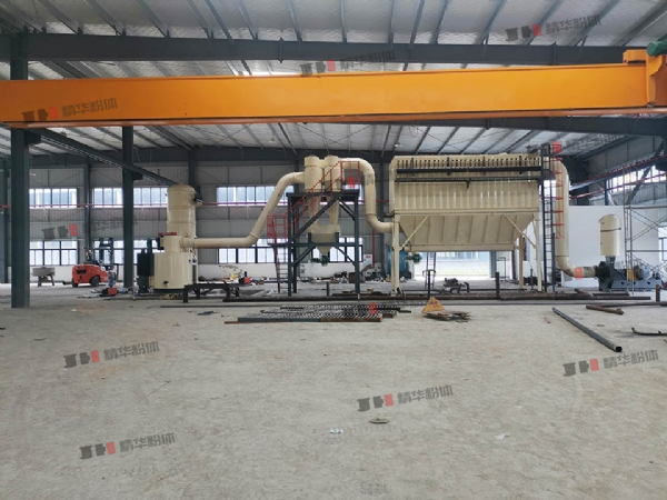 煅后焦輥壓磨--內(nèi)蒙古某生產(chǎn)現(xiàn)場